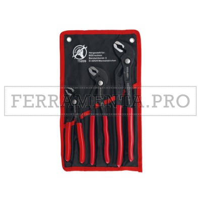 SET 3 PZ PINZE REGOLABILI PAPPAGALLO CON SBLOCCO A PULSANTE 175MM 240MM 300MM