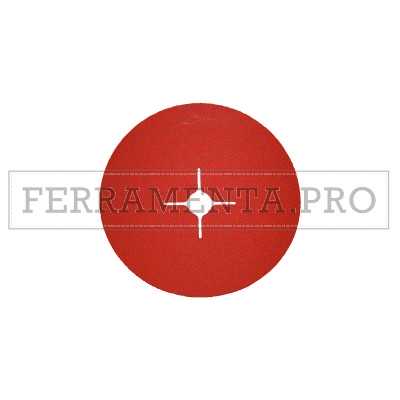 DISCO FIBRATO ABRASIVO CERAMICO in CERAMICA per FERRO ACCIAIO TITANIO ALLUMINIO