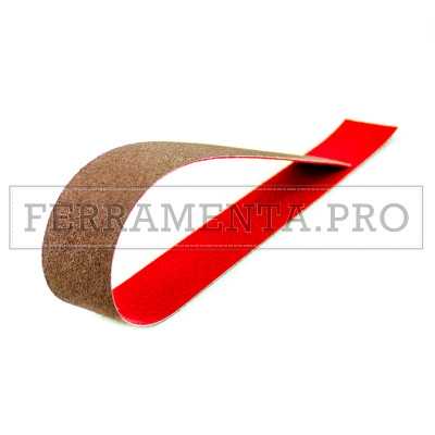 NASTRO APERTO VELCRATO 600x40mm al CORINDONE CARTA VETRTA ABRASIVA per FINITURA PULIZIA TUBOLARI CHIUSI